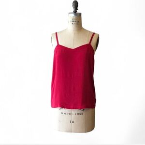 Fuchsia French Connection Silk Camisole